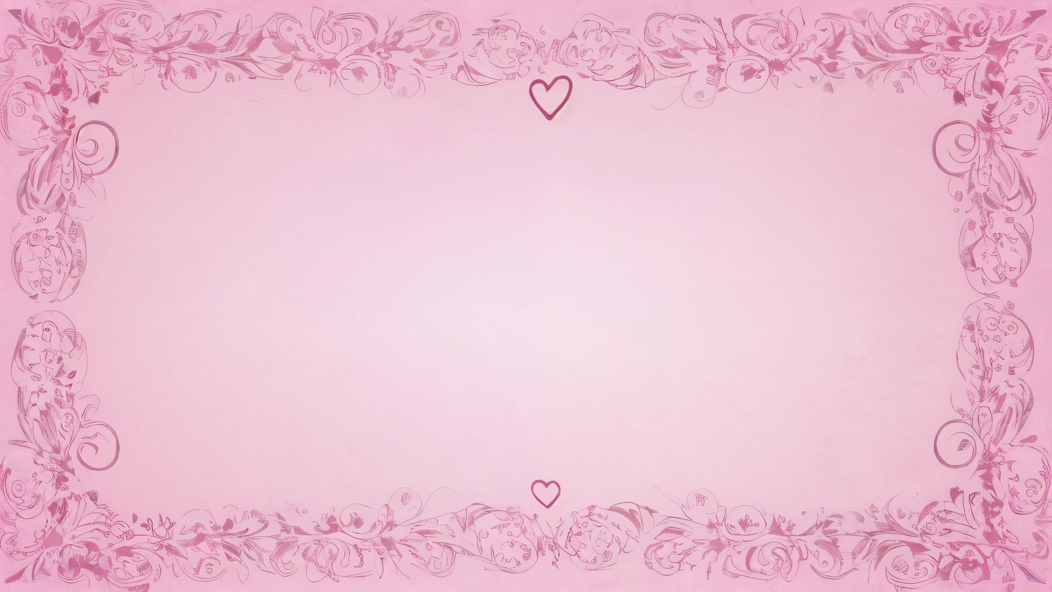 pink background with hearts , sharp