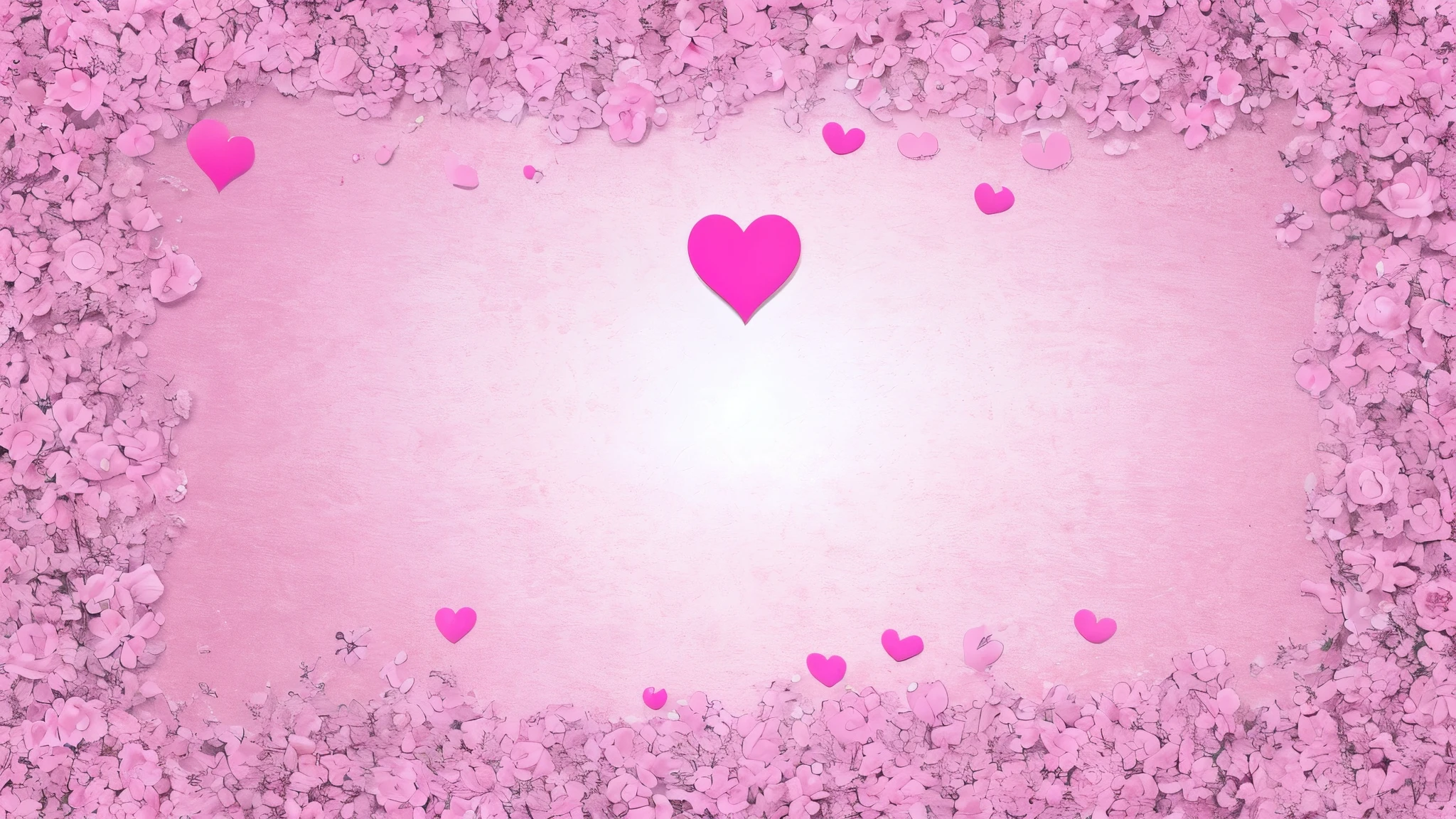 pink background with hearts , sharp