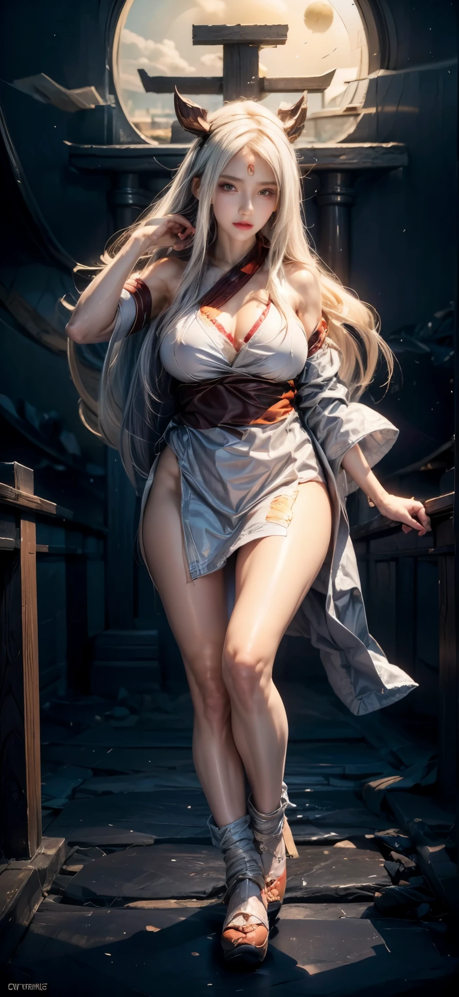 realistic, 1gril, per HD, 12k, wearing Allstars shoes, slim body, rather big body, six pack body, big round breasts, no clothes, beautiful breasts, looking at the camera, sitting on the sofa, long black hair, facial details, detailed person, body details, clothing details, hair details, body details, body details, breast details, vagina details, clothes, eye details, sweat details, water details, pose (knees bent and legs wide apart) whole body