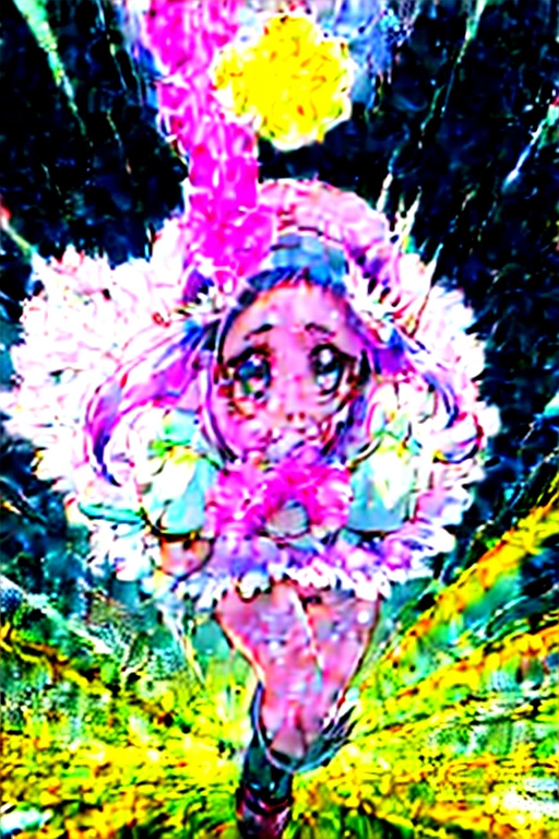 cureselene, precure, score_9, score_8_up, score_7_up,anime screencap, source_anime,1girl, solo, open mouth,outdoors,park,looking at viewer,Closed eyes, face of pain, Lie down on back the floor ) (Close your eyes) (It hurts a lot 1.7),Defeated,Damage,exploding clothes,revealing clothes, revealing,scared,panicking,screaming,raised eyebrows,crying,tears,half-closed eyes,sweat,sweatdrop,BREAK bdsm,bound,restrained,(((too many tentacles, tentacles,bound by tentacles, bound neck by tentacles,midair,
