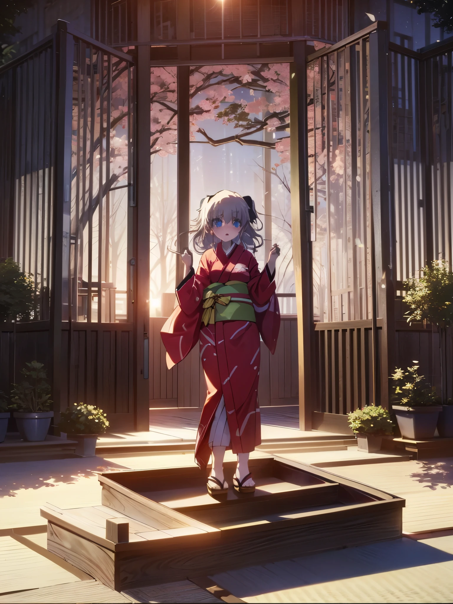 NSFW,1 girl,nao tomori,(High-quality kimono:1.5),Streaks,Spread your legs,(Perfect hands),(Perfect Anatomy),(masterpiece),(highest quality),Embarrassed,blush,Shrine at night,Festivals