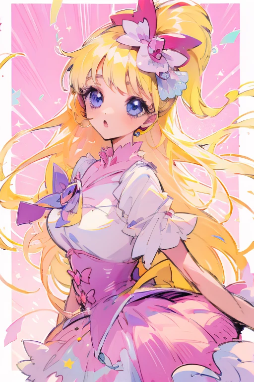 Magical girl manga linear manga color