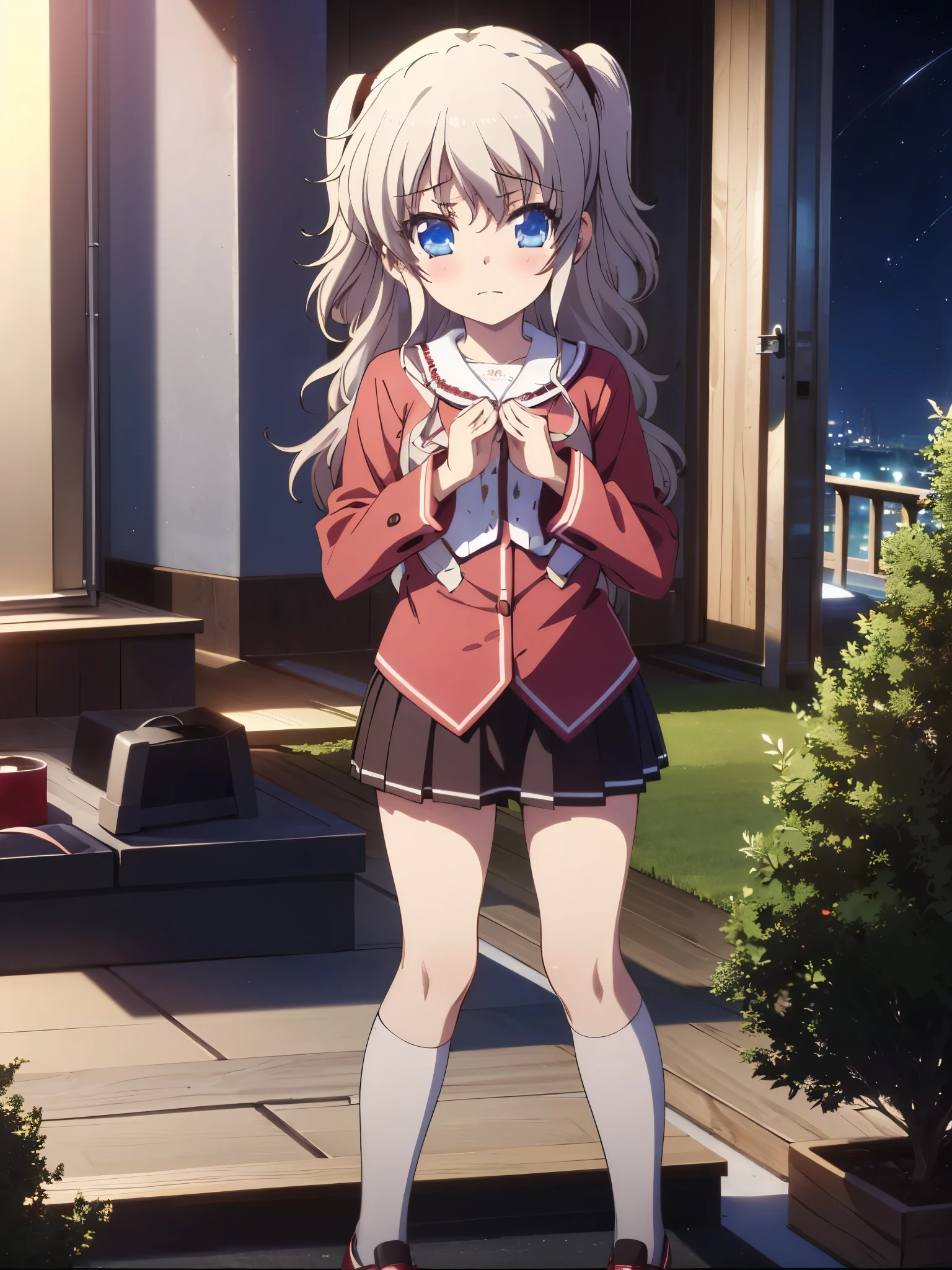 NSFW,1 girl,nao tomori,(High quality small clothes:1.5),(Perfect hands),(Perfect Anatomy),(masterpiece),(highest quality),Embarrassed,blush,Shrine at night,Festivals