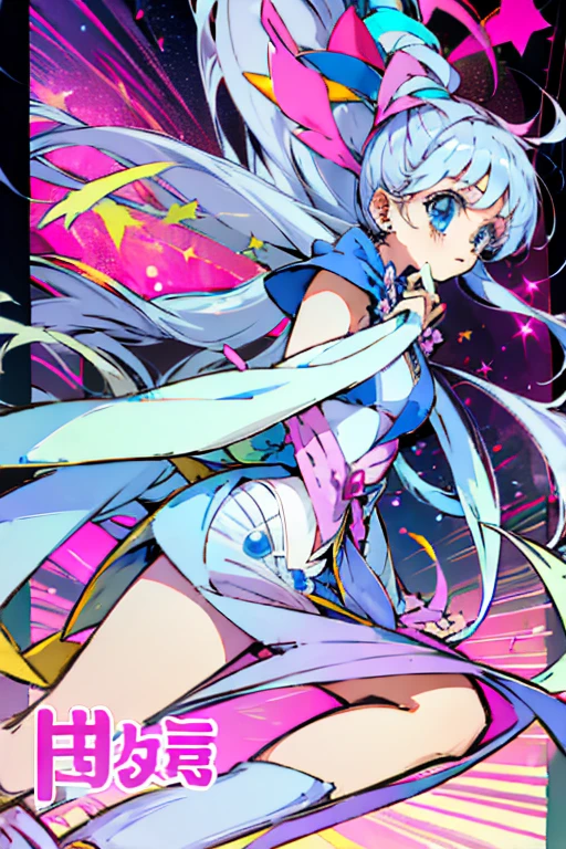 Magical girl manga linear manga color