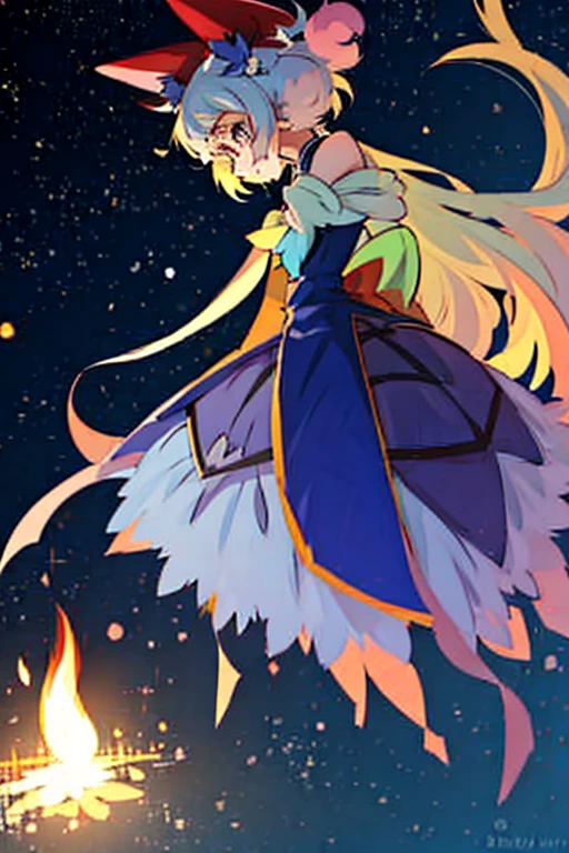 Magical girl manga linear manga color