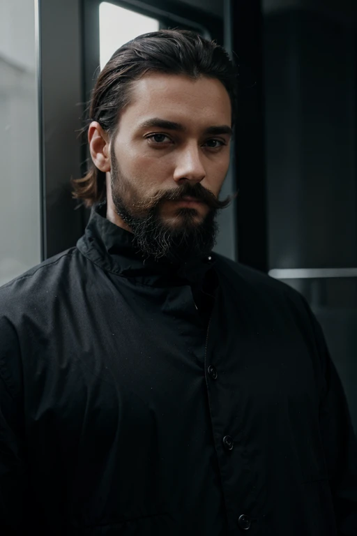 Viel homme noir avec barbe