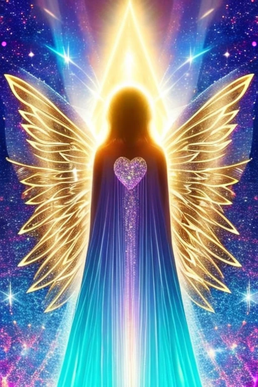 {{{Light Codes}}}, light radiates from within the heart, higher dimensional being of light, angels from heaven, light language, glitter, sparkle, messages of love, consciousness divine, fifth dimension