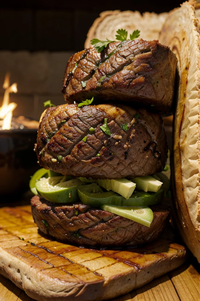 Churrasco e louvor