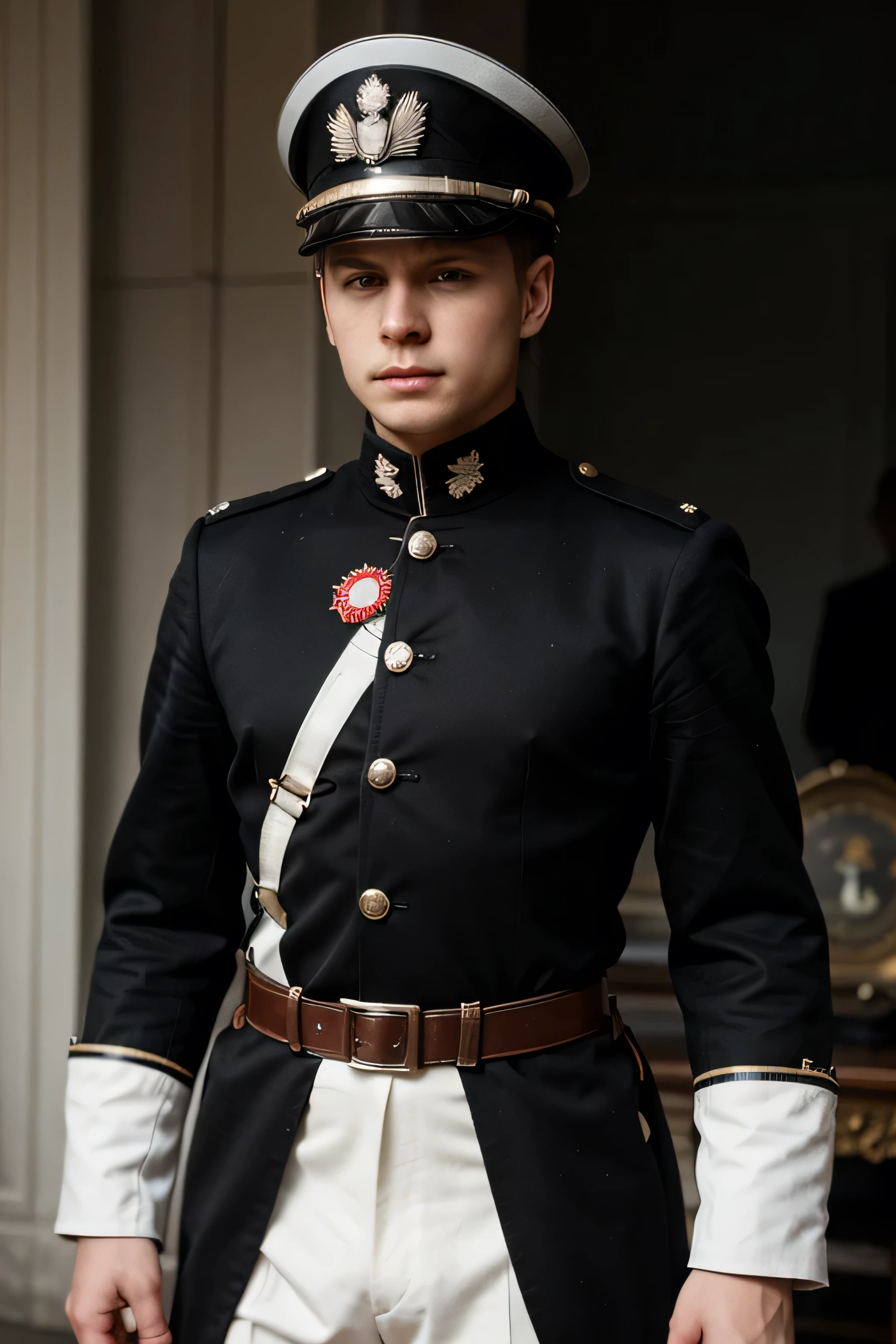 Young man, Kaiser, german kaiser, Pickelhaube, royal ww1, spiked helmet, kaiser willhelm ll, prussian, pickelhaube, white clothing, german spiked helmet