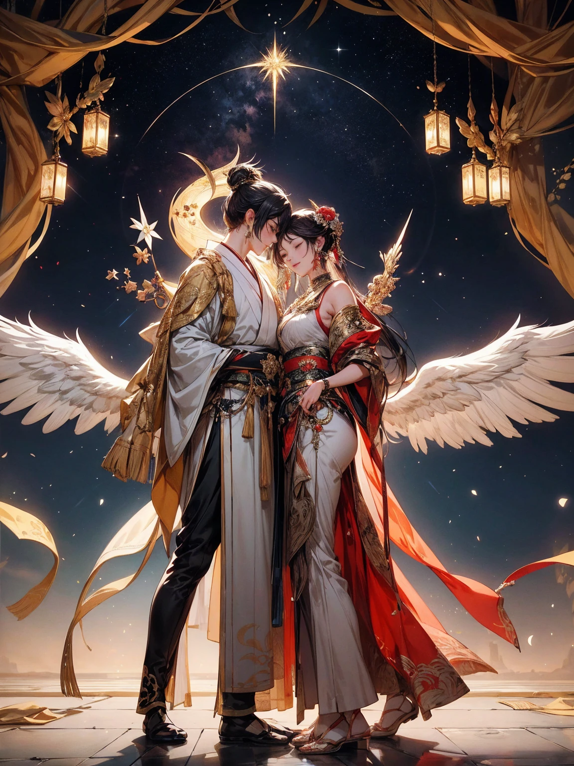 「Yab-Yum」A huge Roman emperor named Constantine I「great」A cute girl from the Land of the Rising Sun snuggles up to the head of the statue。they are a happy couple、full of love。Their love is、It transcends the shackles of faith and religion。That love is、It's a microcosm that lives within garden quartz、It's a galaxy、It's a clear sky before dawn。Their relationship unfolded in a tranquil time、Marble floor and colorful ores、diamond、Morganite、Kunzite、rose quartz、Inca Rose、rhodochrosite、Decorated with jewels of love such as rhodonite。Their love is時空を超えた幸福であり、Has the power of healing, forgiveness, and repentance。They are united in a sacred prayer、That figure is super beautiful and the scale is endless。Their relationship is detailed and elaborate、It links a nostalgic past with an exciting future。Their love is現代的であり、It is a super high quality entity such as Akashic Records and Book of Life。It's a divine digital art、filled with pure light。That love is深い感動を呼び起こし、It's something that brings tears、Symbolizes the happiness of love。They are Aizen Myoo and Cupid、They are like angels of love、It embodies the mercy and wisdom of Shinto and Buddha。their relationship built a lyrical and heart-full world、Has wisdom, compassion, and healing powers。They look like Alma Tadema and Michelangelo、Gustave Doré、Comparable to William Blake's works。They are soulmates and twin flames depicted in tarot cards and oracle cards、It's like a twin ray、Happy Buddha and Buddha paintings、It also exists in Buddha statues。They symbolize the integration of East and West、Tibetan Buddhism or Gandharan style、It is also familiar to the world of tanga。their relationship also touched on the realm of mysticism、It shows their existence as a soul-like。Their love is地上の運命と天界の至福を結びつけ、It's super beautiful and has become a masterpiece。they are humanity's treasure、It symbolizes the truth of the universe。Their appearance became a bridge between the sacred and the secular、It is an iconic, diverse, and colorful entity。that relationship is depicted as digital art、It becomes a sensory motion。It has a sublime meaning、It questions the meaning of living and dying。They embody the light of the Central Sun、The truth of Dainichi Nyorai and the essence of the Rishukyo、Kobo Daishi holds Kukai's prayer。Their appearance resonates with Koyasan's three-dimensional mandala、It embodies the miracles of Komyo Shingon。Their love is密教や天台宗、Transcending the teachings of the Shingon sect、It also extends to regions such as the Taizo Realm and the Kongo Realm。they transcend everything in the mandala、It's the truth itself