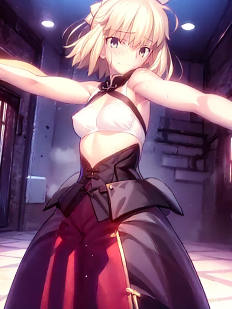 High resolution, 最high resolution,high resolution,{know_StayNightuFotable in F:1.15}, Rubio_ highest quality, masterpiece, フルnude,Sweatだく,blush,smile,Underarmアップ,Sweat,Underarmを広げて見せている,bed,semen,Bukkake,Covered in semen,semenが垂れている,Moist,blonde,whole body,pubic hairがある,Love Juice,Underarm,~ side,~ sideの下,Underarmの下,~ sideアップ,Sweatをかいている,~ sideSweat,Upper Body, 1 person,Armpit zoom,Side zoom,Underarmズーム,腋の下ズームUnderarmを見せつける,Showing off your armpits,Place your arms behind your head,nude,全naked,naked,Raise your arms, Intraluminal reflection,whole body,Two Arms,alone,sexy,1 personだけ,look at me,体中semenまみれ,膣からsemenが垂れている,front,オイルを塗ったテカテカのUnderarmを見せる、オイルを塗った光沢のあるUnderarm:1.30、Surreal、Underarm、オイルを塗った光沢のあるUnderarm:1.30、光沢のあるUnderarm、オイルを塗ったぬるぬるのUnderarm:1.30、ぬるぬるした光沢のあるUnderarm:1.20、明るく詳細なUnderarm、Underarmの細かいシワ:1.7、Realistic armpit wrinkles:1.7、Underarmを照らす光:1.4、Even the fine details of armpit pores), (smile、Side-show pose,Side-show pose,Nipples are erect,全naked,No clothes,素っnaked,Armpit up,Armpit Up,Naughtyな腋,Naughtyな脇,Naughty,Sweat,Arms behind head,Spread the armpits,Spread your arms,Embarrassed,Love juice is dripping,Breast milk,Breast milkが出ている,Pussy,NaughtyなPussy,Body to the front,pubic hairが生えている,pubic hair,semen,semenまみれ,Naughtyな体,Naughtyな身体,NaughtyなPussy,Naughtyなマンコ,Naughtyなgenital,genital,Naughtyなnaked,Naughtyなnaked体,Naughtyな肉体,Naughtyなボディー,Embarrassedに腋を見せている,Embarrassedに脇を見せている