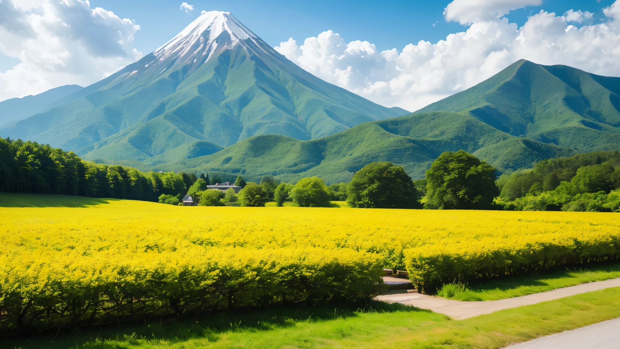 Beautiful scenery of the Japan Nostalgic high quality High Quality Summer landscape