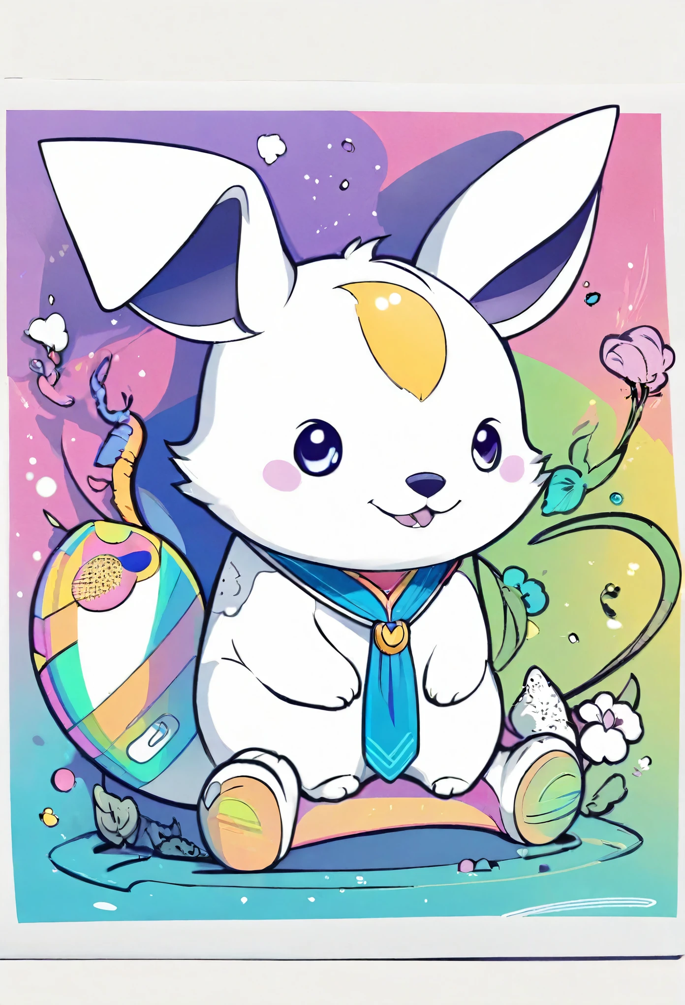 Animal anthropomorphism、Marker Outline、CARTOON、character、tone
