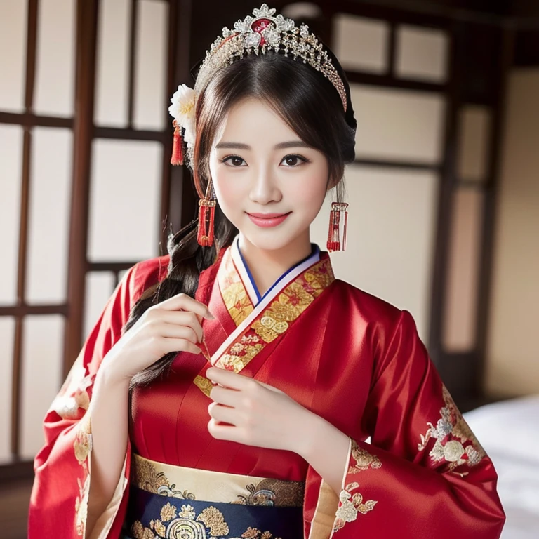 หญิงชาวเอเชีย 25 ปี วัดรอบอก 36 นิ้วin kimonoผ้าใหมราคาแพง, Posing for pictures, palace ， a girl in Hanfu, traditional art, fan art, Hanfu, fox and bush, Chinese girl, สวมChinese dressโบราณ, Miko, white Hanfu, Sakimi-chan, in kimono, Shikami, irelia, anime girl, sexy pose, on my bed, young and cute girl red expensive silk,Chinese style, Chinese dress, traditional chinese, Cheongsam, Chinese girl, traditional beauty, Chinese woman, with ancient Chinese clothes, Chinese dress, traditional chinese clothing, palace ， girl in hanfu, high quality vertical, Chinese princess,Long, flowing ponytail, beautiful oriental woman, wearing a red Cheongsam