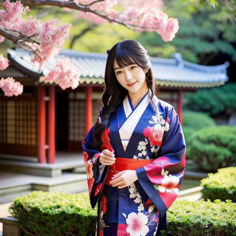 arafed woman in kimono standing in a garden, beautiful south korean woman, in kimono, Wear a kimono, in kimono, Wear a kimono, Wear a kimonoของราชวงศ์, Korean girl, Japanese Kimono, korean woman, Wear a colorful yukata, Luxurious yukata, Wearing Haori, traditional japanese, Red floral kimono, สวมเสื้อคลุมเรียบง่ายหญิงชาวเอเชียอาราฟเฟ่in kimonoโพสท่าถ่ายรูป, palace , a girl in Hanfu, traditional art, fan art, Hanfu, fox and bush, Chinese girl, Wear ancient Chinese clothes, Miko, white Hanfu, Sakimi-chan, in kimono, Shikami, irelia, anime girl, sexy pose, on my bed, young and cute girl red expensive silk,