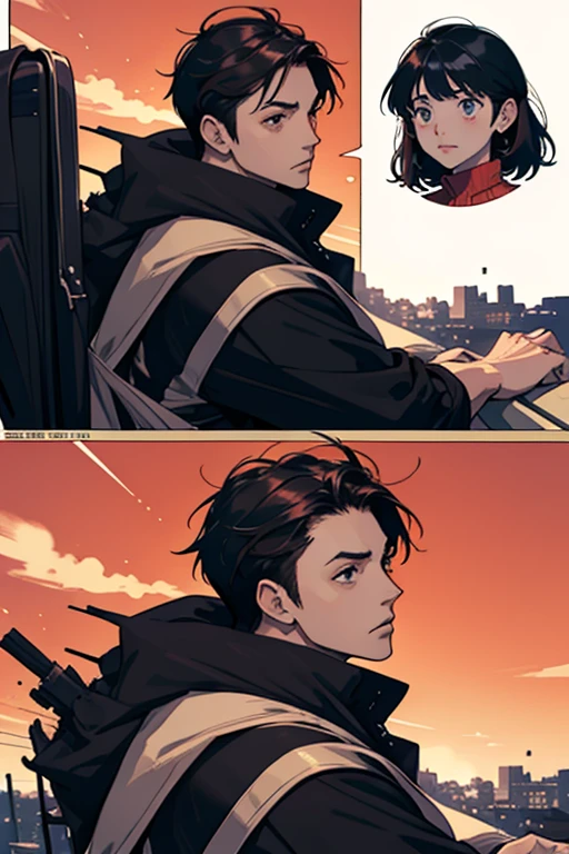Comic Storyboard:1.8, comic strip, Comic Layout, Beloved manga storyboard, story of a loving couple, anime emoji theme pack, Hyper Hi-Vision, Japanese anime manga style, red background dark sky, 24K UHD.