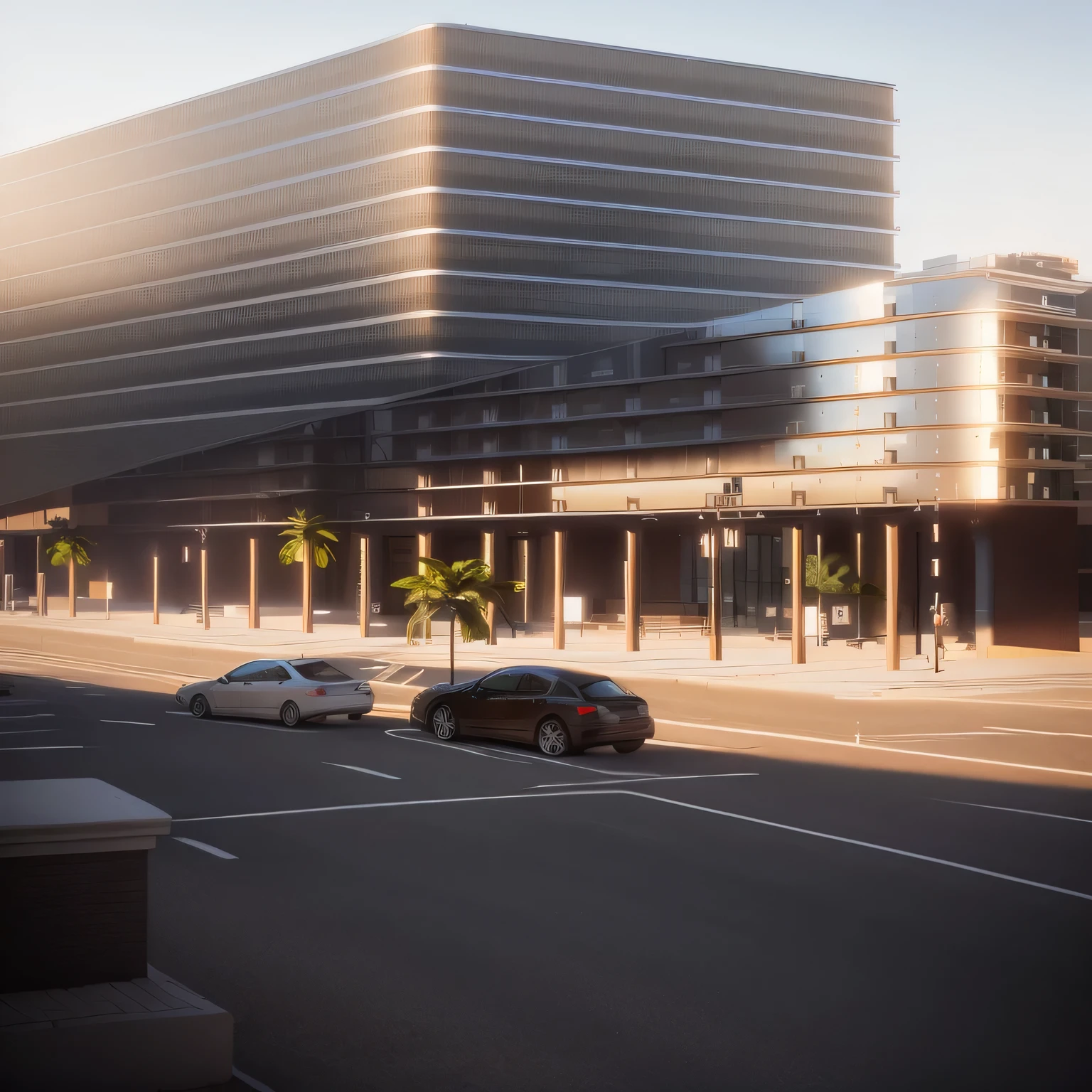 rendering of a  building, street level view, precise architectural rendering, from street level, architectural rendering,  detailed rendering, , architectural visualization, rendering, cg rendering,  sharp hq rendering