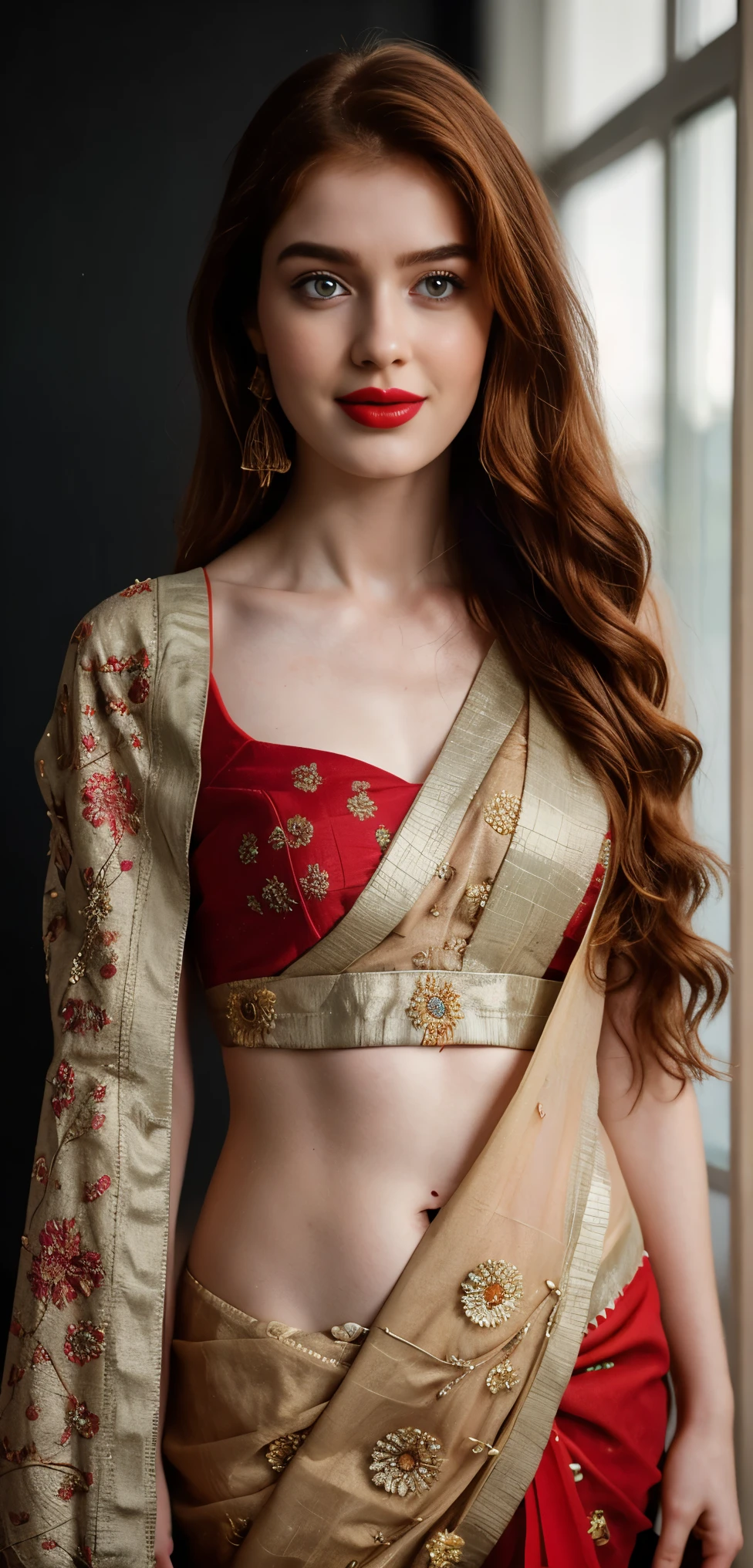 Pornstar jia lissa, inside class room behind blackboard  sassy photoshoot, (wearing full Indian saree ),(red lipstick, sexy bright face), (intricate detailing of face eyes nose mouth full lips & body parts), textured skin, smile:0.6, eyes symmetry, face symmetry, 256K, HDR, hyper realistic, intricate detailing, yotta-pixel image, yocto-pixel detailing, super realistic,4k, HDR, detailed image, full cover saree,