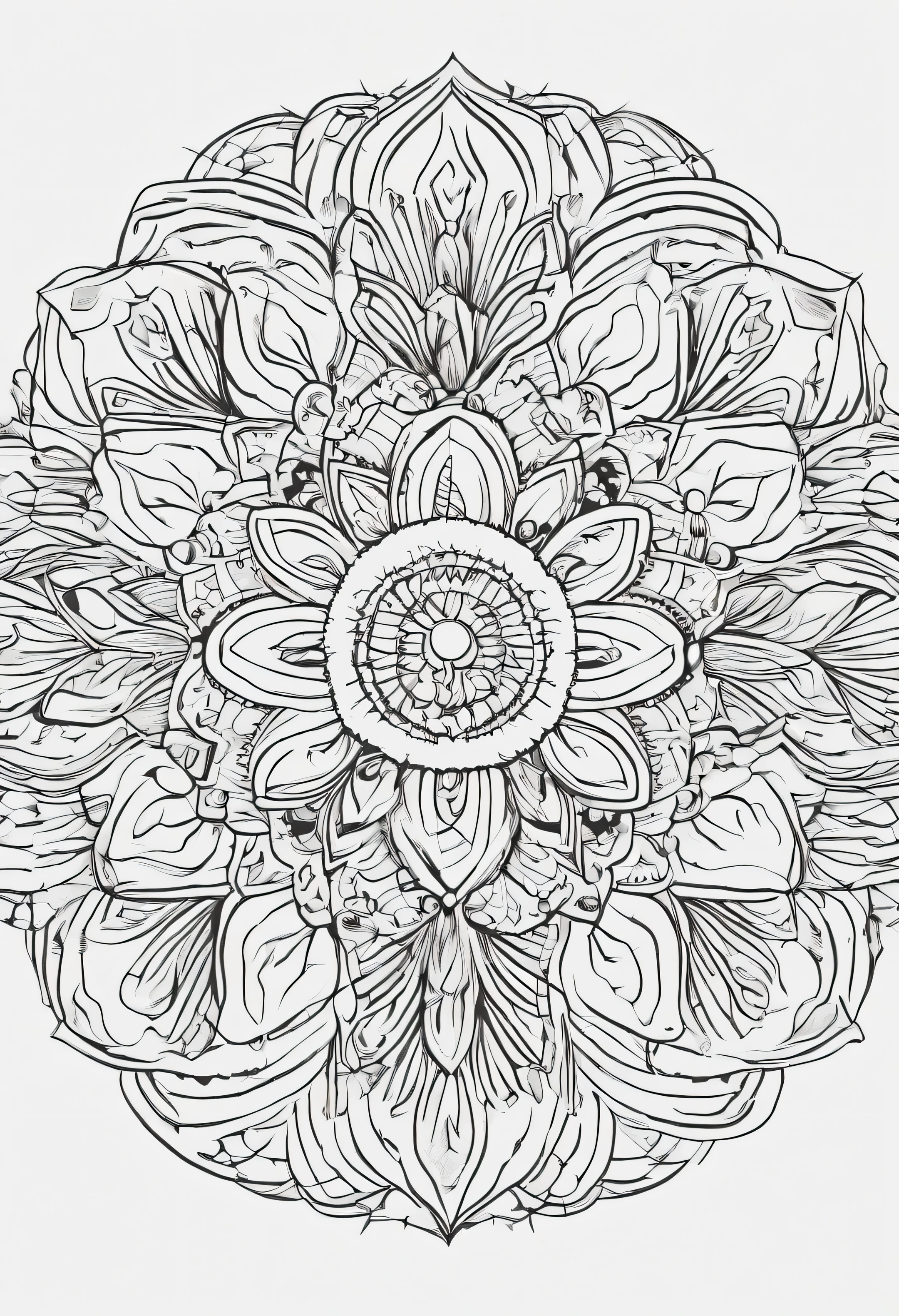 a flower mandala