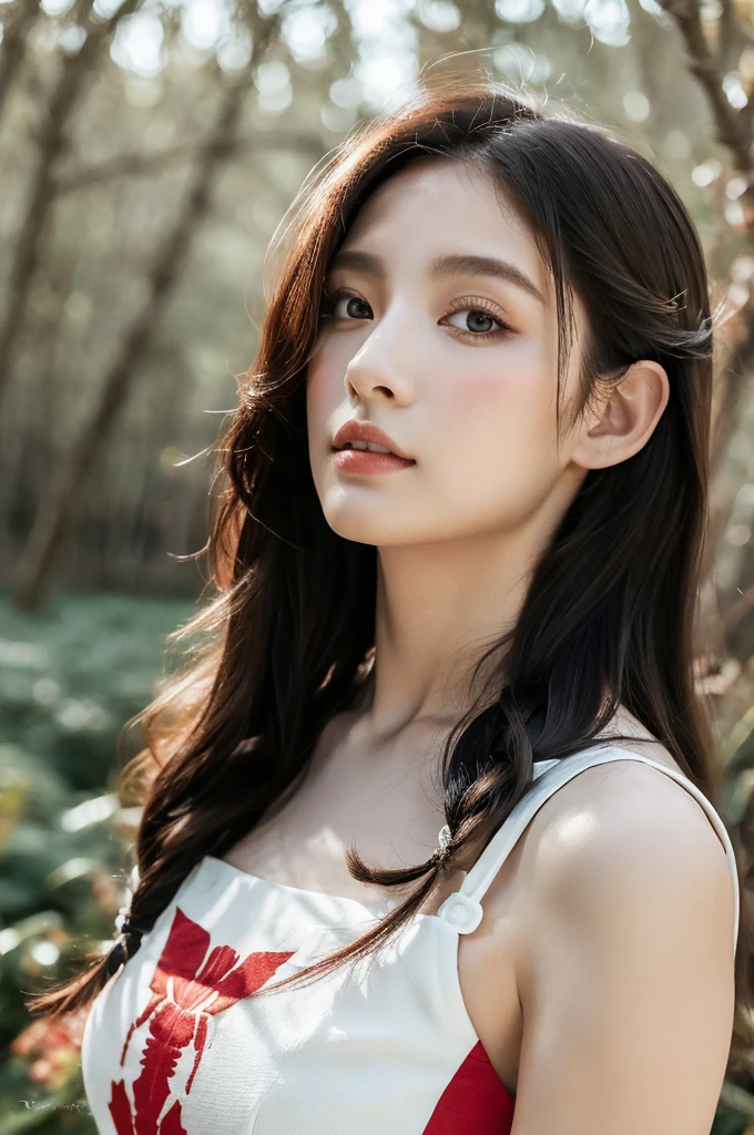 ( masterpiece, top quality, best quality,8k,years old girl,ultra detailed,raw photo:1.5),(photorealistic:1.4), (cinematic lighting), PerfectNwsjMajic, , Surrealism, UHD, ccurate, Super detail, textured skin, High detail, Best quality, dynamic angle, White skin,[Beautiful blue eyes], high nose,(1girl),(good anatomy:0.5)), Dreamy atmosphere,expressive brush strokes, mystical ambiance, Artistic interpretation, a whimsical illustration,dark, Subtle colors and tones, mystical aura, niña02, photographed on a Nikon Z7 II mirrorless camera,120 mm F/4 Wide angle
girl02, 1girl, solamente, Cabello largo, Mirando al espectador, cabello negro, mangas largas, braid
A woman in a white dress and a black braid with a blue and red pattern at the neck, Chen Lu, Moda Art Nouveau bordada, Un retrato de personaje, aestheticism,
A woman wearing a black top and a red scarf with a red and white design at the neck, Chen Jiru, Moda Art Nouveau bordada, A silkscreen, cloisonnismo
La mejor calidad, Obra maestra, Ultra detallado, Disparo de vaquero, afluente, 3dmm, boceto a tinta, tinta de color, renderizado de tinta, Renderizado de octanaje, Pasteles, papel de arroz, 1girl, hermosos ojos detallados, (Peinado alternativo), Cabello ultra detallado, elegante, (encantador), (delicado), bonita, Lindo, vestido de encaje, en el centro del marco, cadencia, fantasy, Mirando al espectador,((upper body)), forest, The forest is full of flowers 