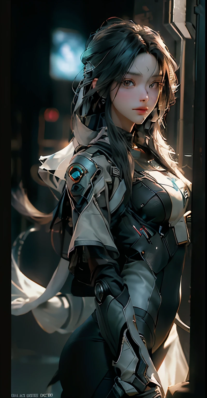 ((Best quality)), ((masterpiece)), (detailed:1.4), 3D, an image of a beautiful cyberpunk female,HDR (High Dynamic Range),Ray Tracing,NVIDIA RTX,Super-Resolution,Unreal 5,Subsurface scattering,PBR Texturing,Post-processing,Anisotropic Filtering,Depth-of-field,Maximum clarity and sharpness,Multi-layered textures,Albedo and Specular maps,Surface shading,Accurate simulation of light-material interaction,Perfect proportions,Octane Render,Two-tone lighting,Wide aperture,Low ISO,White balance,Rule of thirds,8K RAW,