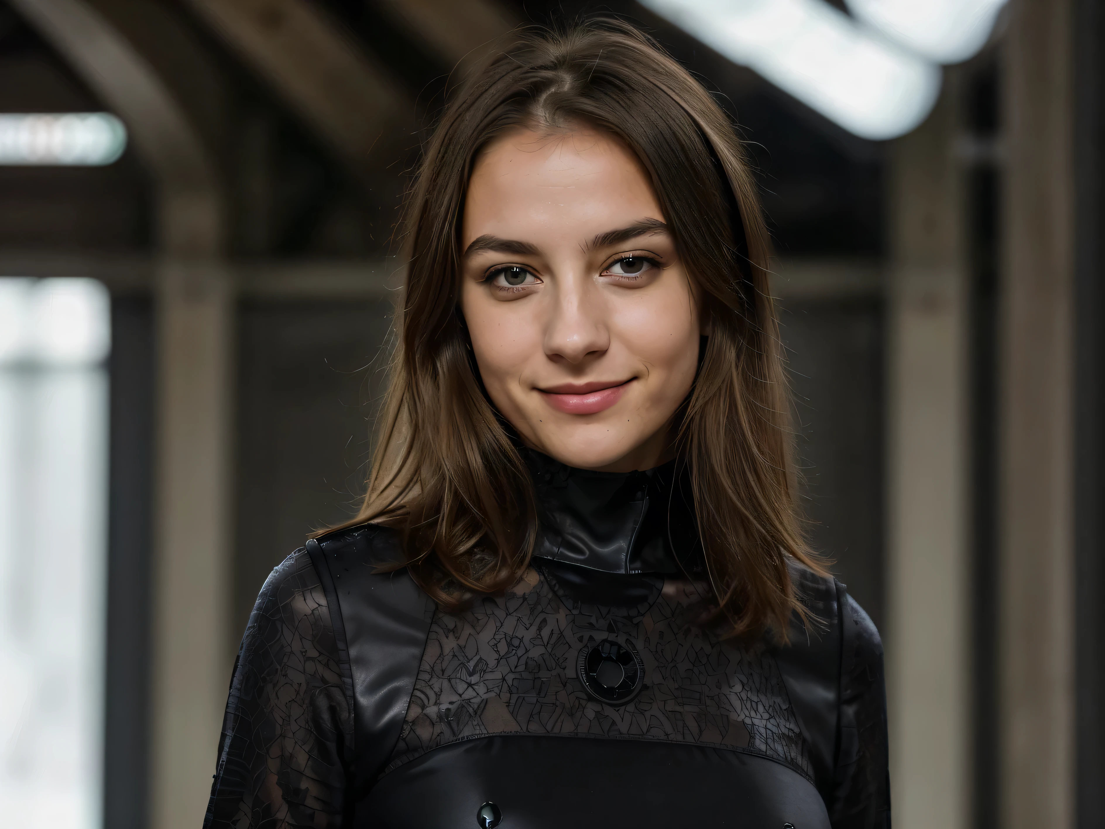 Eine attraktive junge Frau mit ((schwarze Haare)) , haselnussbraune Augen, pretty face, mischievous smile, schmutziger Blick, sexy, , sexy Gesichtsausdruck, hot Tacticool, Meisterwerk, Perfect full-body shot , High resolution and sharpness, Kreative und ausdrucksstarke Beleuchtung, Lebendige und stimmungsvolle Farben, Detailed and surprising textures, Atemberaubende Augendetails, Innovative und gewagte Komposition, Surprising and captivating perspective, Artistic fidelity and precision, Kreativer und effektiver Ansatz, Gut kontrollierte und ausdrucksstarke Belichtung, Surprising originality and creativity, Captivating emotionality and narrative, Kreativer Einsatz von Licht und Schatten, Capture unique and surprising moments, Einwandfreie technische Kompetenz, Harmonische Klangbalance, Meticulous attention to detail, Realistische und ausdrucksstarke Portraits, Meisterhafter Einsatz von Farben, to create unique atmospheres, beeindruckende visuelle Wirkung. dicker Nacken, 19 Jahre altes weibliches Model, Lateinamerikanerin, Italienisch, Italienisch Lateinamerikanerin "8K mit einer High-End-Smartphonekamera" (((no fingers))) (((only brown eyes))) complete body (((full body))) no fingers