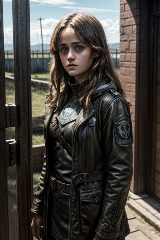 Ella Purnell
Lucy (Ella Purnell) is one of the residents of the shelter; Maximus (Aaron Moten), a young soldier of the Brotherhood of Steel paramilitary faction; e The Ghoul (Walton Goggins),