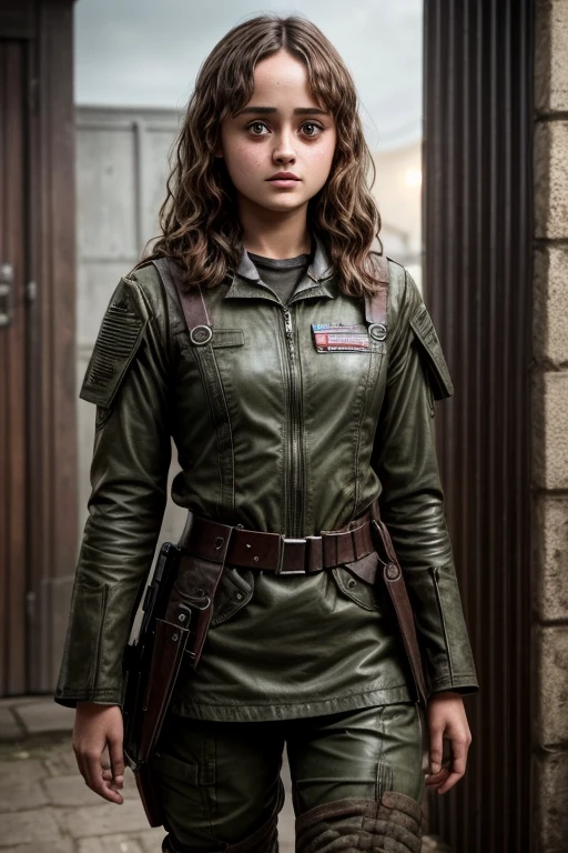 Ella Purnell
Lucy (Ella Purnell) is one of the residents of the shelter; Maximus (Aaron Moten), a young soldier of the Brotherhood of Steel paramilitary faction; e The Ghoul (Walton Goggins),