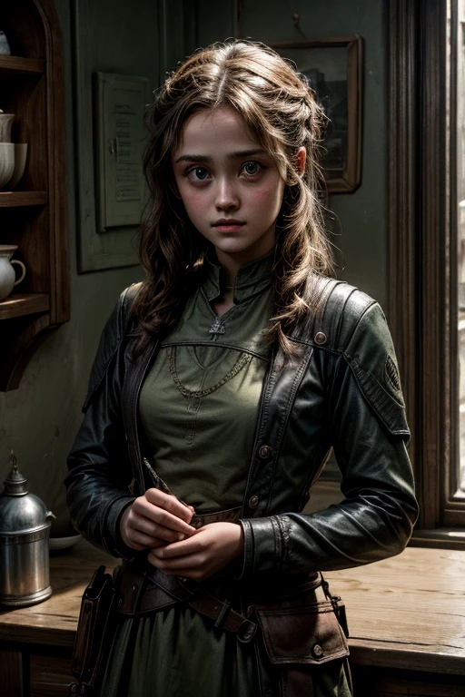 Ella Purnell Lucy (Ella Purnell) is one of the residents of the shelter; Maximus (Aaron Moten), a young soldier of the Brotherhood of Steel paramilitary faction; e The Ghoul (Walton Goggins),