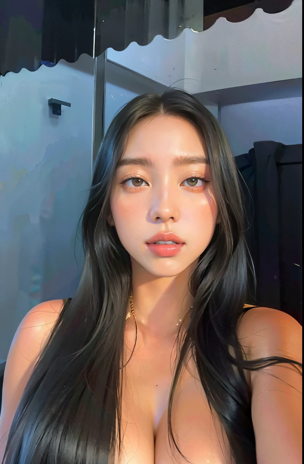 Jenni Blackpink HD with cute lips and huge, an Asian adult woman , beautiful hair, Arms pretty , seios grandes , fleshy lips, olhos bonitos, olhos bem bonitos, cabelo bem preto