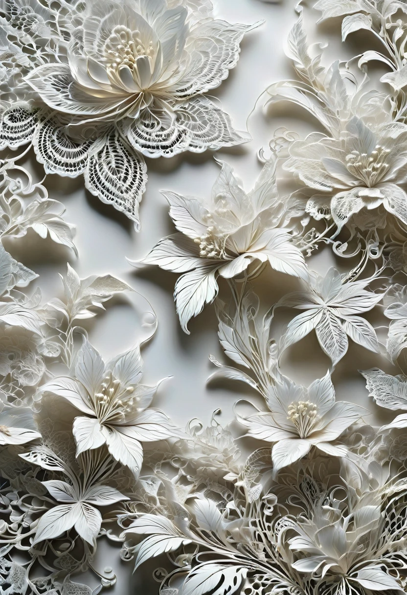 White Lace, by John Batho, best quality, masterpiece, very aesthetic, perfect composition, intricate details, ultra-detailed