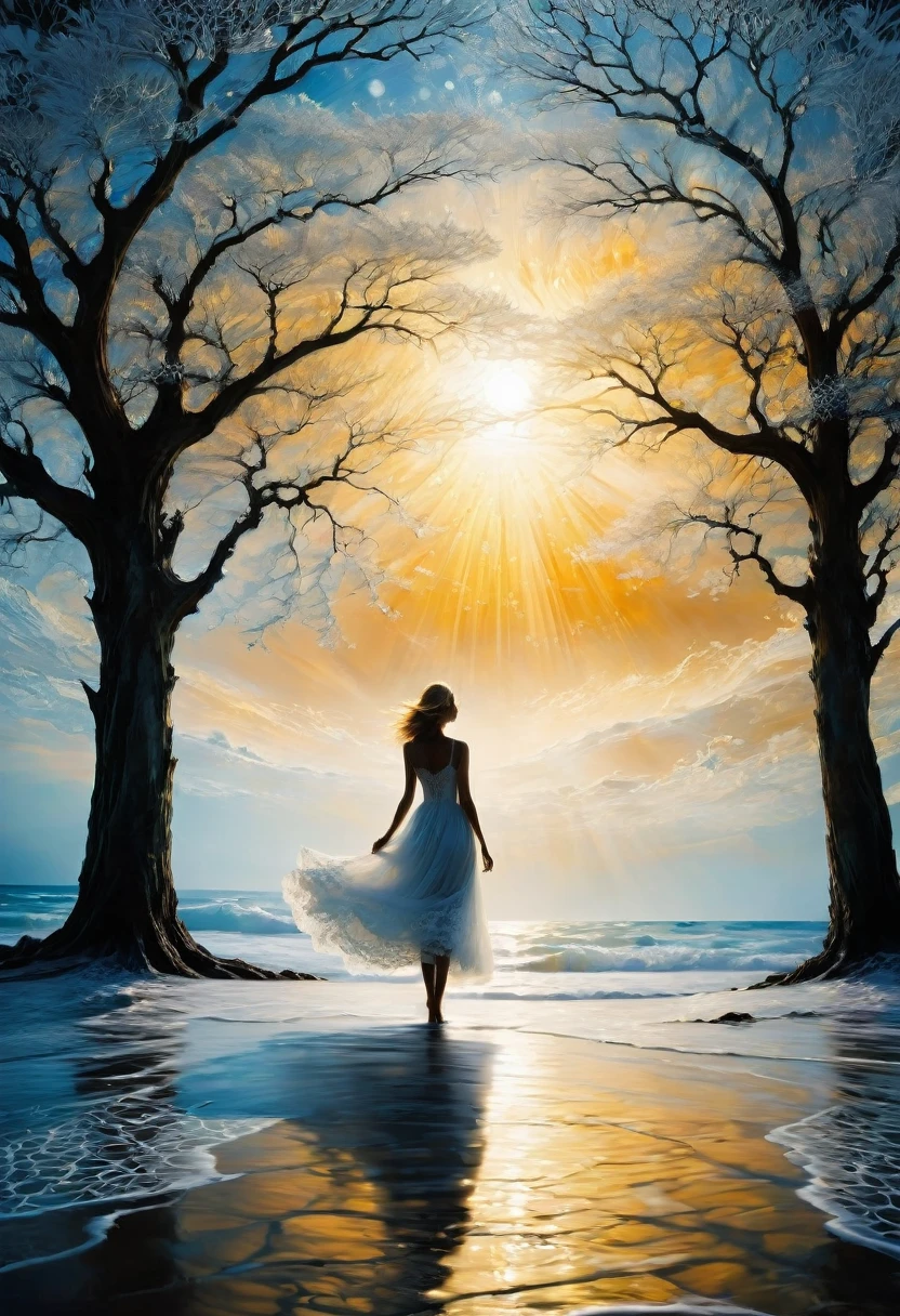 White Lace, by Josh Adamski, best quality, masterpiece, very aesthetic, perfect composition, intricate details, ultra-detailed