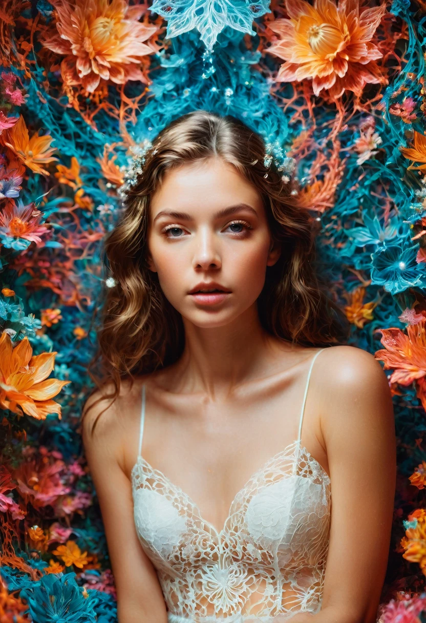 White Lace, by Ryan McGinley and Brandon Woelfel, best quality, masterpiece, very aesthetic, perfect composition, intricate details, ultra-detailed