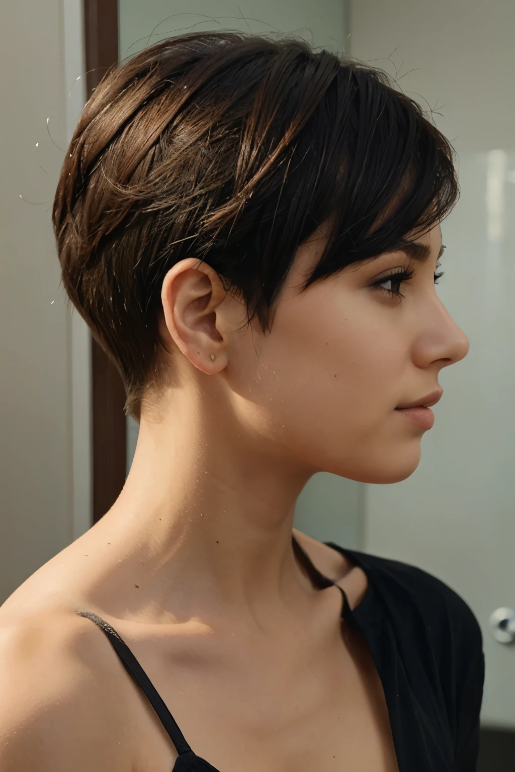 Shortshair #girl # beautiful #jill#valentine