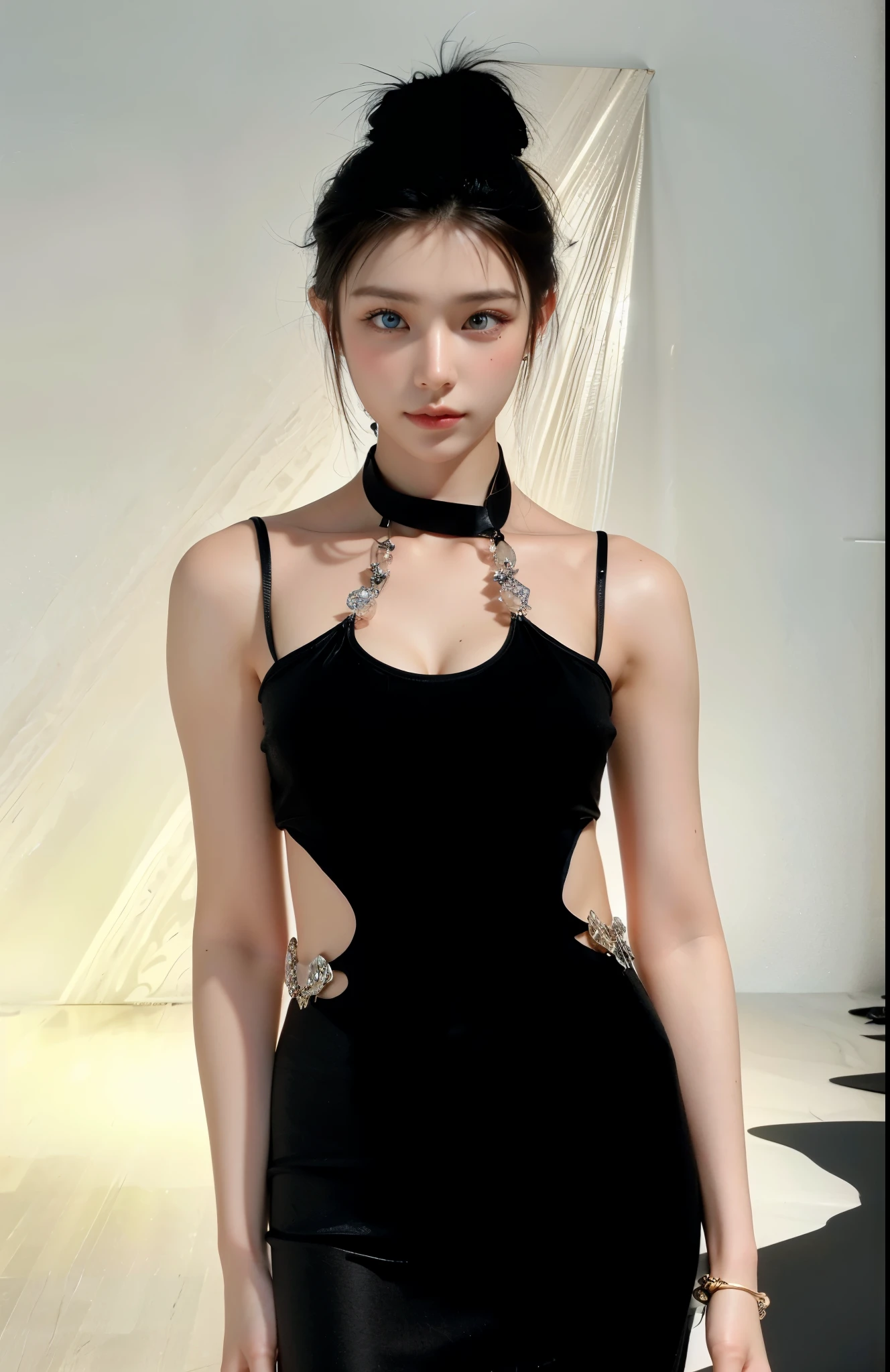 Game Art,Best image quality,Maximum resolution,8k,(A half-length photo),(portrait),(Head close-up),(Rule of Thirds),Unreal Engine 5 rendering works,20 year old girl,((Queen)),The eyes are very detailed,(Large Breasts),Elegant and noble,Light,Light线追踪,Game CG,((3D Unreal Engine)),OC rendering reflection mode,4K,Ultra-clear,Sensual,Translucent lace,Fair and plump figure,Pretty Face,Light泽凝胶涂层,身着华贵礼服的Queen,Crystal Gem Crown,Necklace jewelry,blue eyes,The tattoo is very three-dimensional,Gorgeous and intricate tattoo designs,Ultra-clear portrait,Sexy body,Temple Princess,Sapphire eyes,Gorgeous clothes,