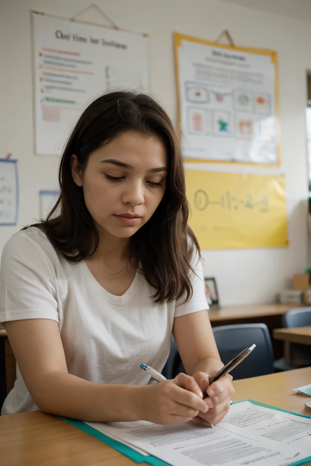 Melhor qualidade, Obra de arte, detalhado, representative image of Critical and Creative Thinking in Mathematics in basic education