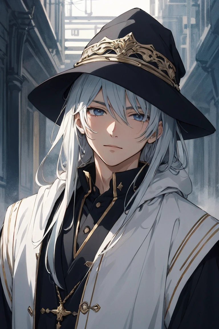 masterpiece, highest quality, High resolution，Anime Style、male、Wizard