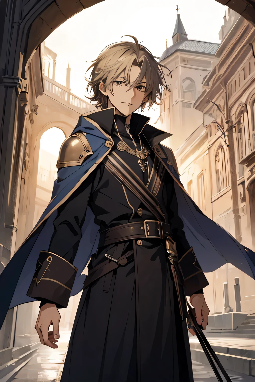 masterpiece, highest quality, High resolution,Anime Style、male、Wizard