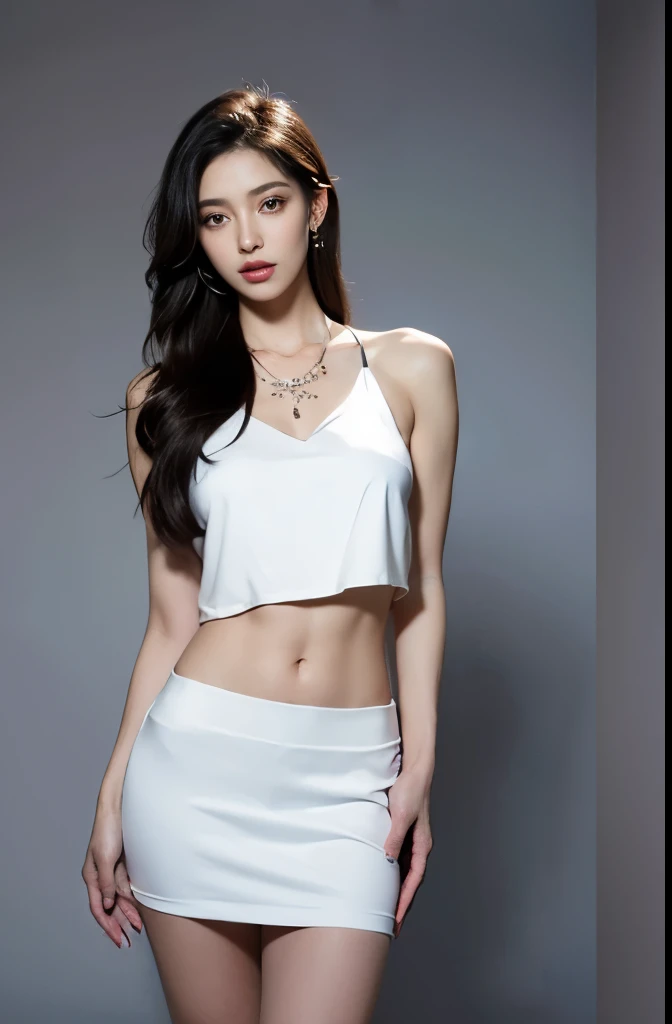 (masterpiece:1.3), (8 thousand, realistic, RAW photos, best quality: 1.4), (1 woman),(sheer silk blouse), (short skirt), (짙은색 realistic 팬티 스타킹 신고),(high heel), (very sexy), (full body shot), (Beautiful makeover), (유난히 아름다운 realistic 얼굴), (Build a Beautiful Body) , (beautiful face), (beautiful face), (long eyelashes), (double eyelid), (big bust) , (Strong body through exercise), (beautiful abs), (Beautiful heaps), (tall), (really beautiful body), (realistic face), (black hair. parted, long hair:1.3), (아름다운 parted스타일), (realistic eyes), (really beautiful and delicate eyes), (realistic skin), (beautiful skin), (absurd), (attractive), (ultra high resolution), (extremely realistic), (very detailed), (golden ratio), (realistic 길고 아름다운 다리), (realistic and beautiful arms), (necklace), (earring),(beautiful nails manicure), (So beautiful and sexy)