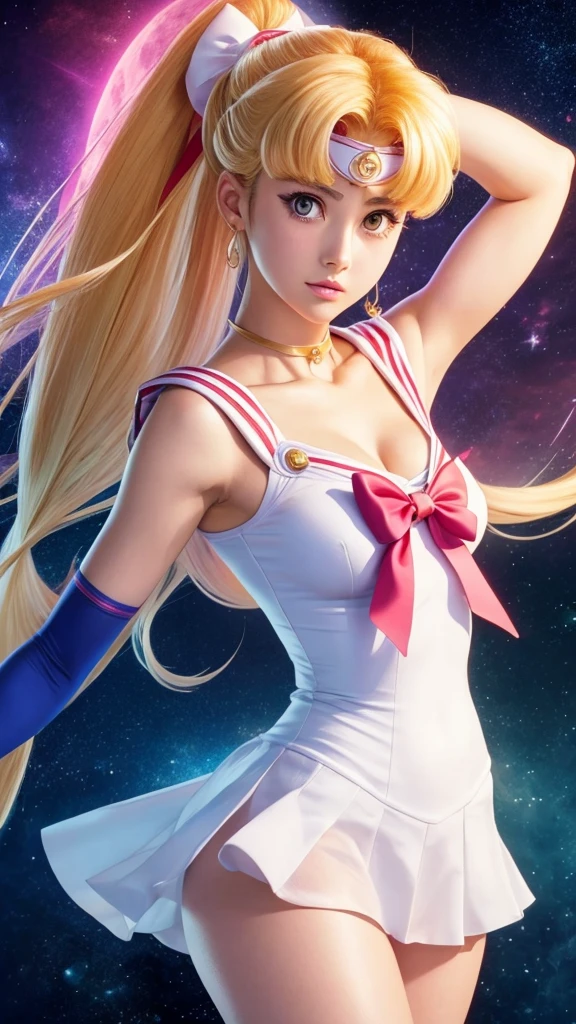 Sailor Moon, an anime made by Japan, upper body portrait
