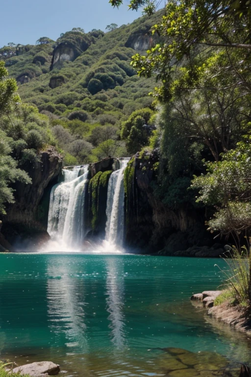 Lago animado, capa de filme da disney, douradas e vibrantes