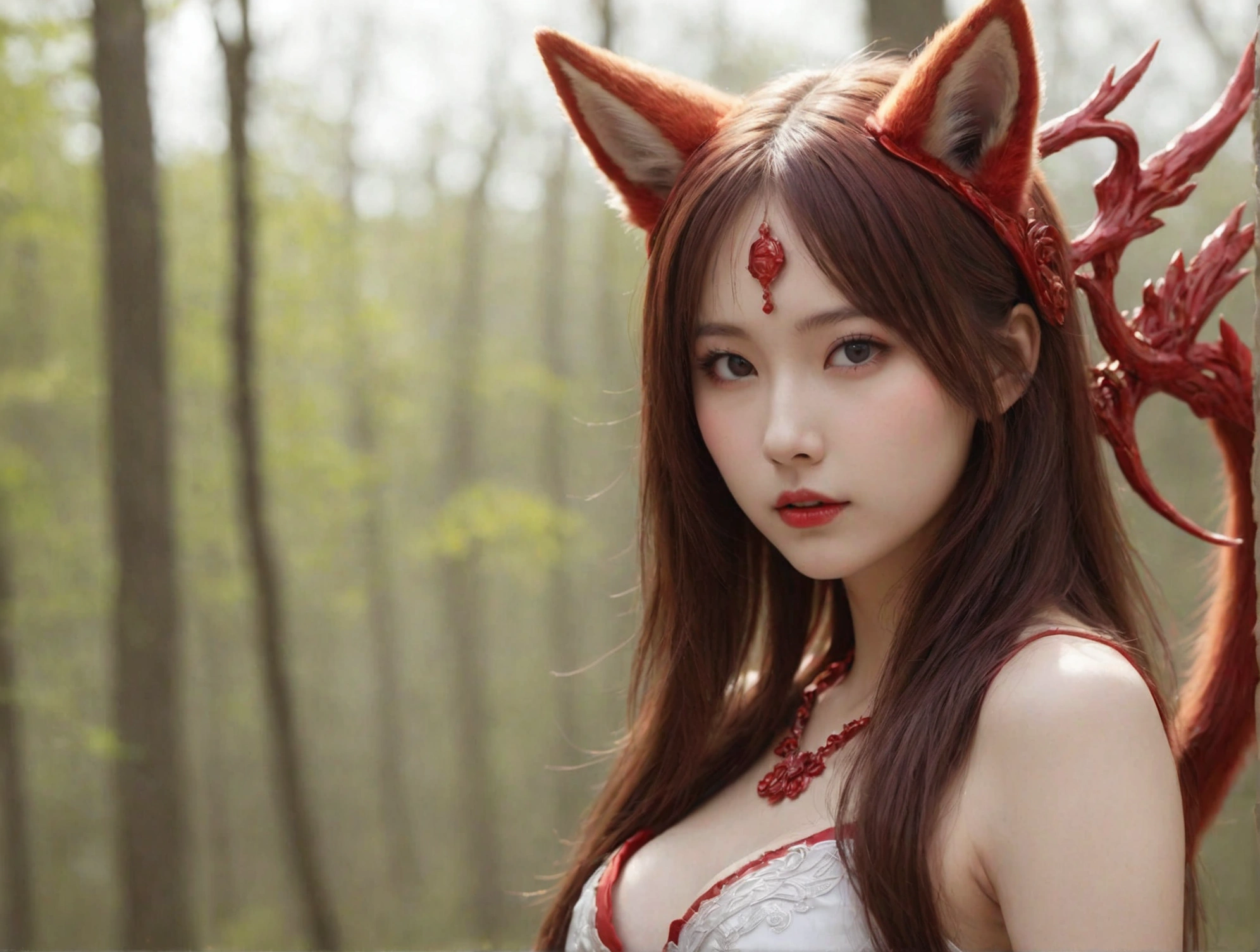 Red Demon Fox Girl