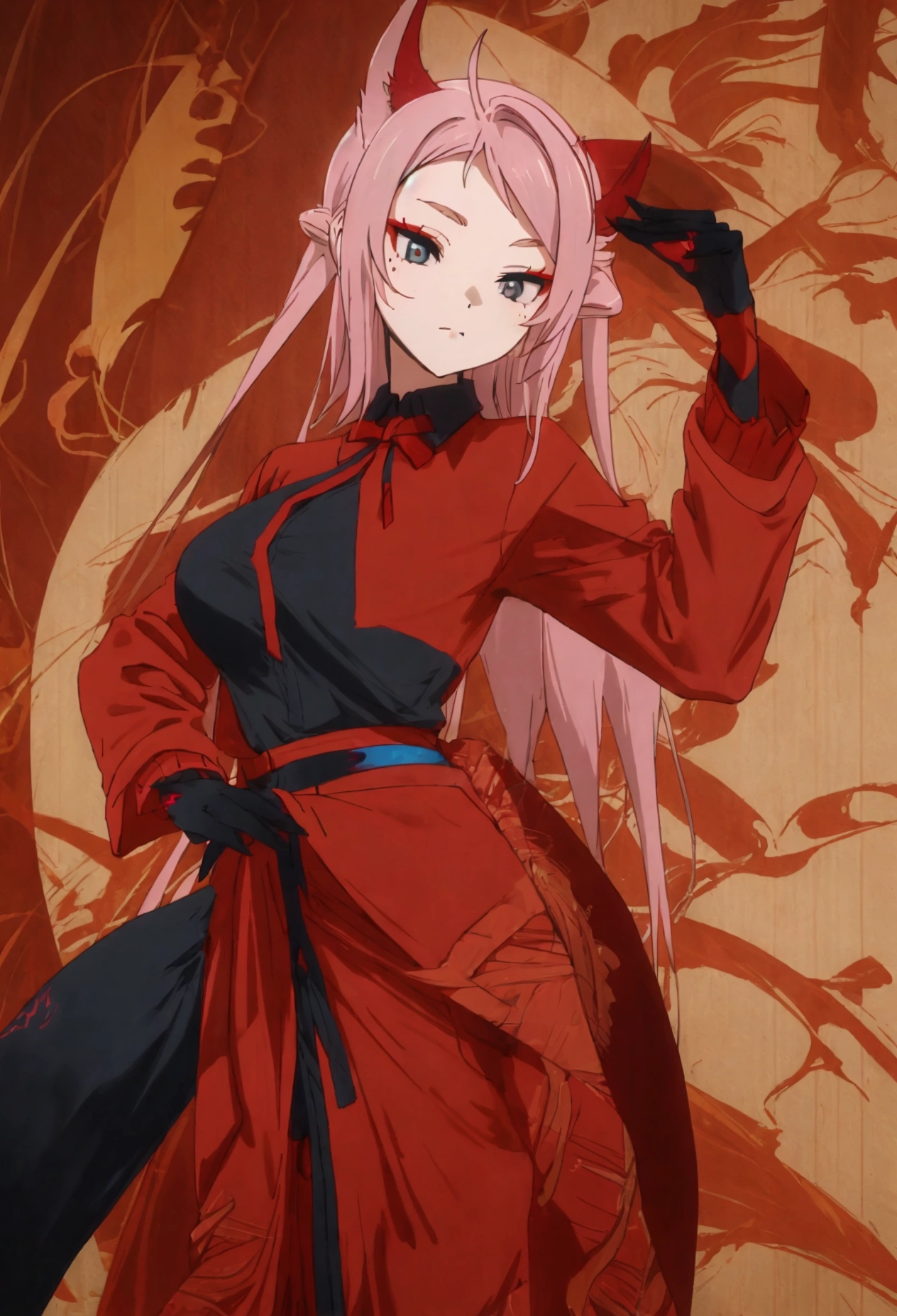 Red Demon Fox Girl
