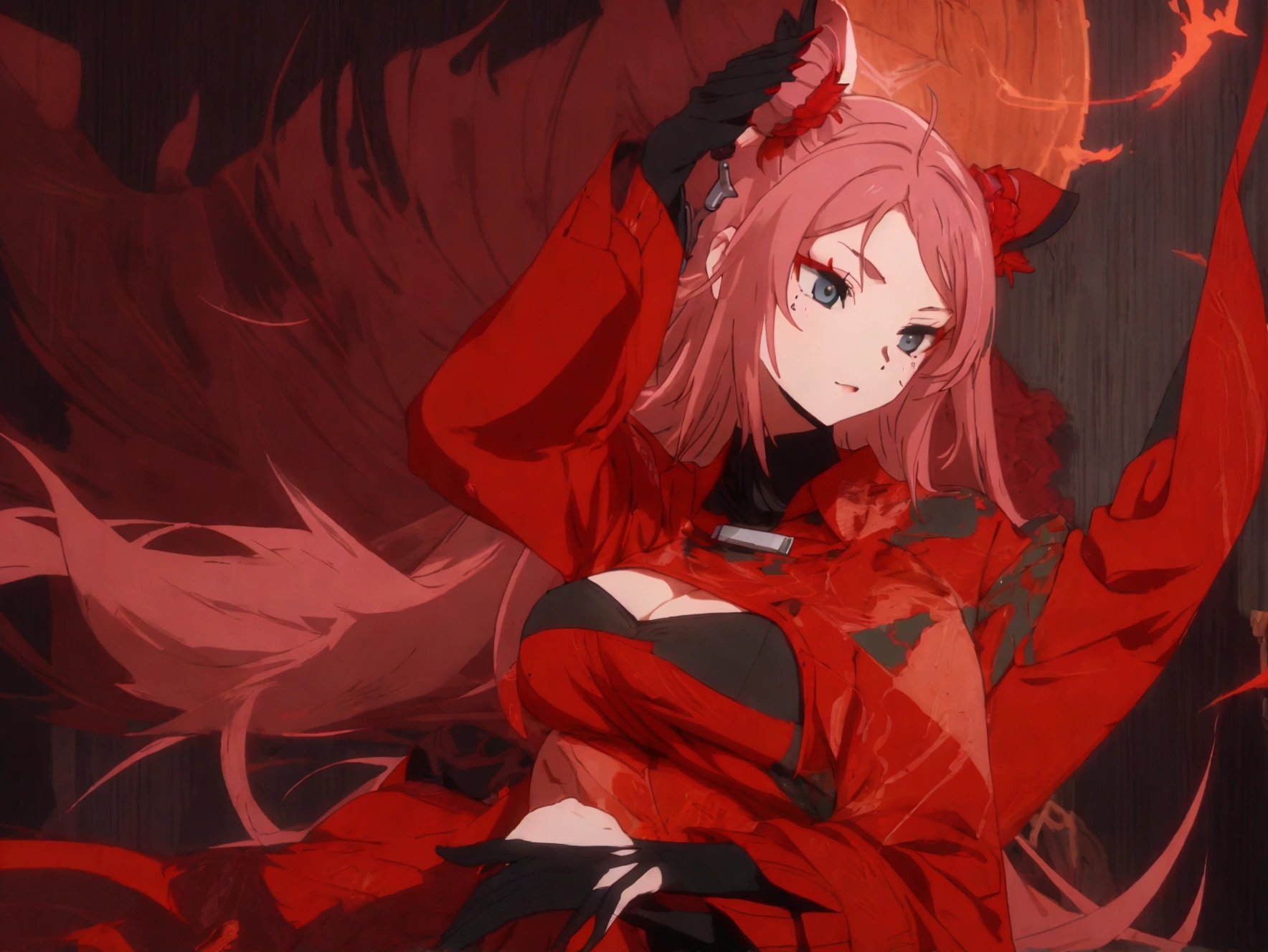 Red Demon Fox Girl