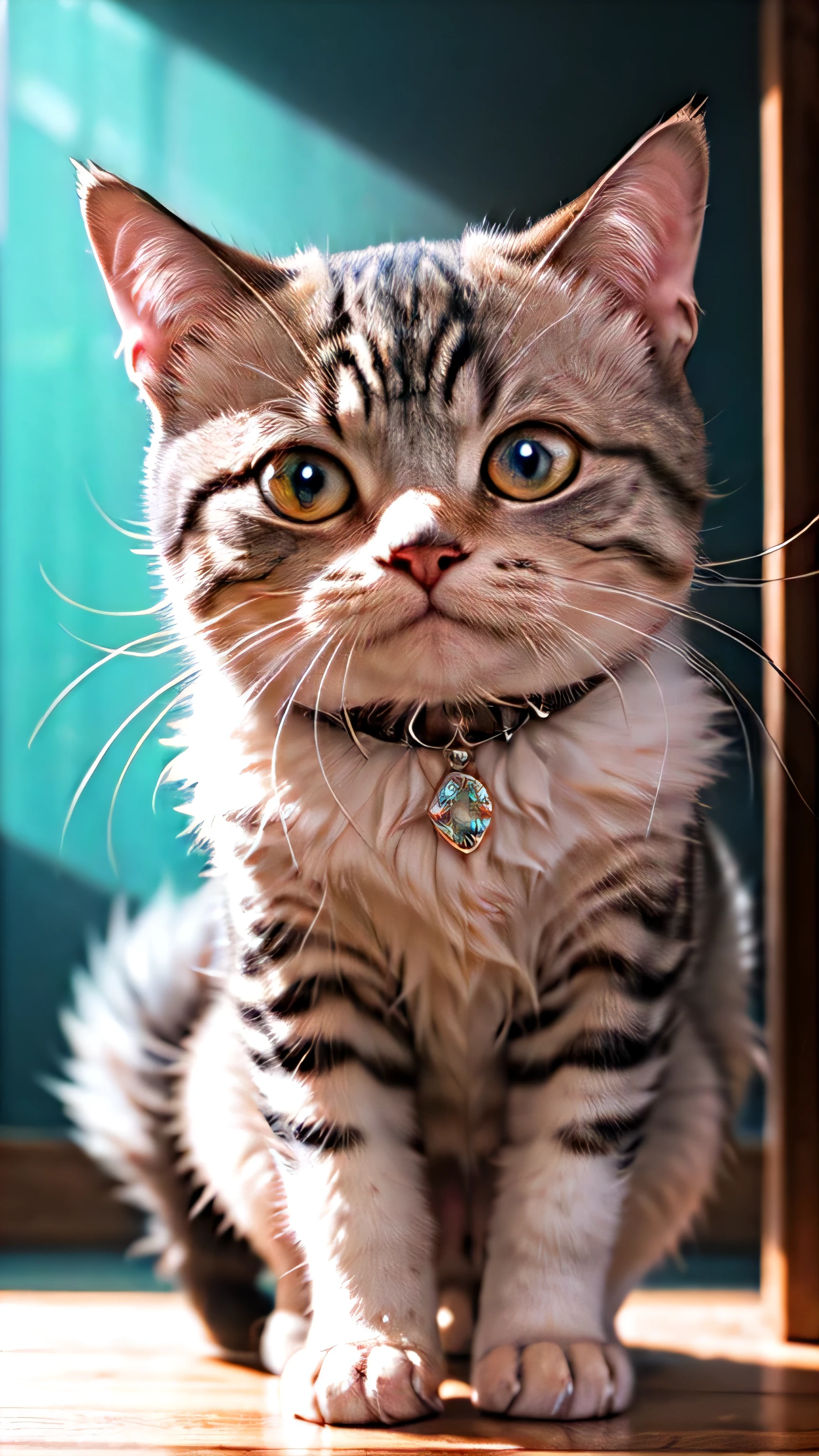 best quality, Crystal Cat, fantastic image effect