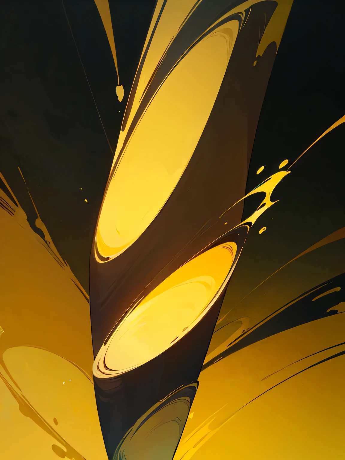 (no humans),yellow, black and gold, painting style, ultimate universe, Background only、background