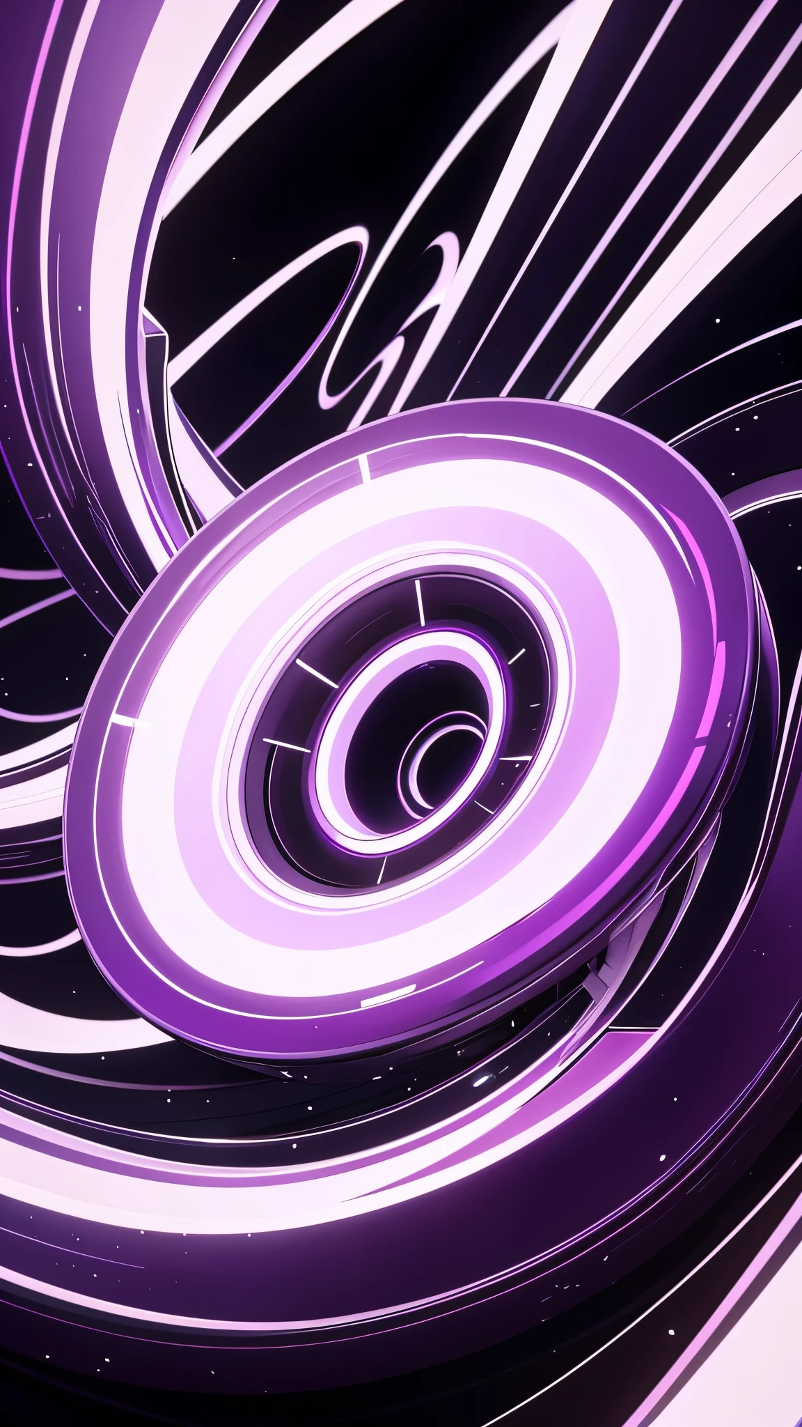purple vortex, white background