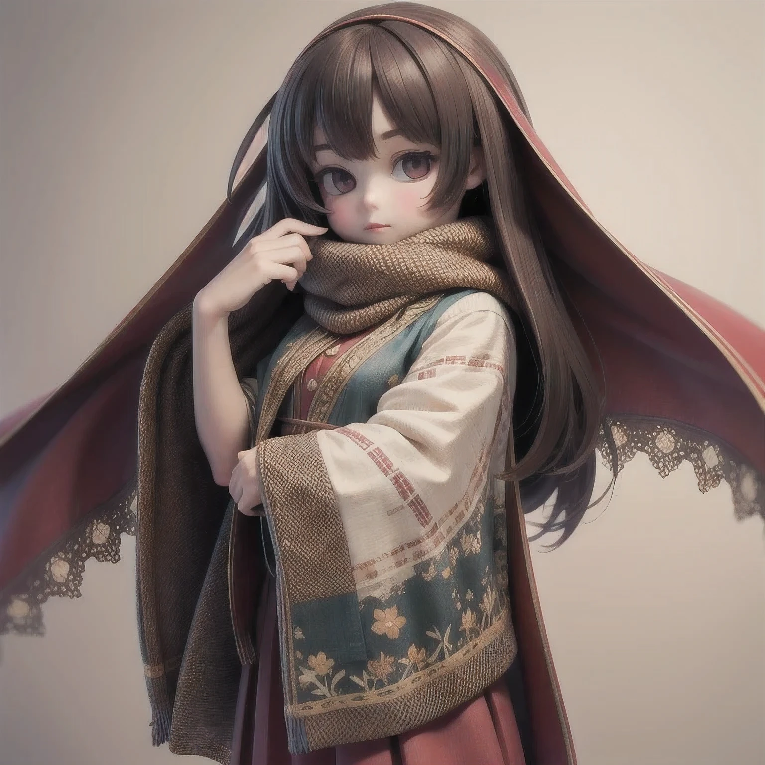  Embroidered silk, python pattern, embroidery, pure cotton linen cape，Telephoto Tilt-Shift，God&#39;s Perspective，Blockbuster，Light，girl   with purple glasses sitting((glasses)) anime style mixed with fujifilm, trending on cgstation, anime cyberpunk art, ross tran 8 k, 🌺 cgsociety, digital cyberpunk - anime art, digital cyberpunk anime art, style league of legends, anime style 4 k, ross tran style, purple flowing hair, [ trending on cgsociety ]!!, in cyberpunk style(((1   girl  ))) 