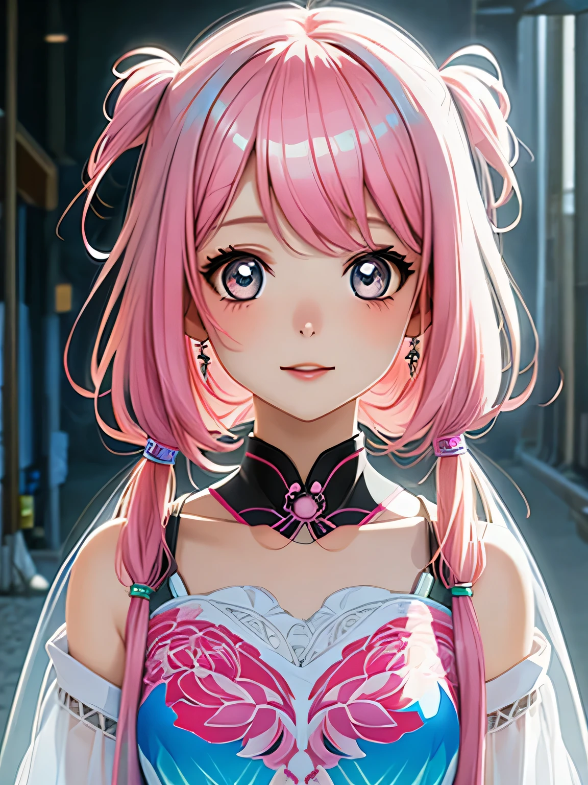 Watase Seizo style、pink hair anime girl, SKULL fashion, anime style 4 k, Decora style illustration, anime art wallpaper 4k, anime art wallpaper 4k, anime wallpaper 4k, anime wallpaper 4k, anime style. 8K, anime atmosphere, anime art wallpaper 8k, anime style illustration, anime art style, anime styled, cute detailed digital art
