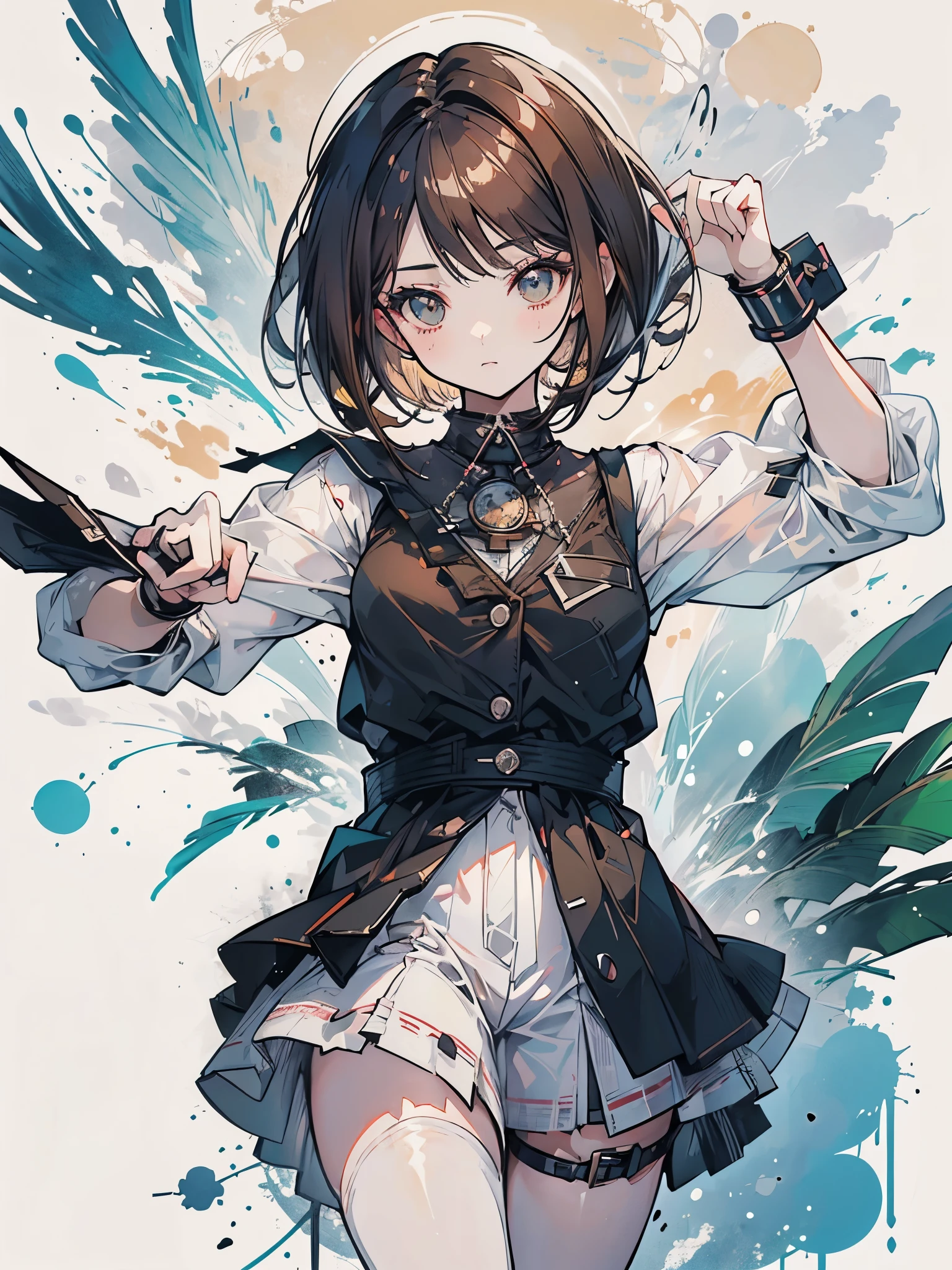 (1 garota: 1.3), ( anime: 1.3), (juntos: 1.3), (olhos grandes: 1.2), arte inicial anime Lolitarota anime loira com cabelo comprido, (brunette menino anih short hair: 1.5), arte cg de anime suave, 8k animation art wallpaper, papel de parede em quadrinhos 4k, (Peitos grandes: 1.3), (Peitos grandes: 1.3), (em uniforme escolar: 1.3)